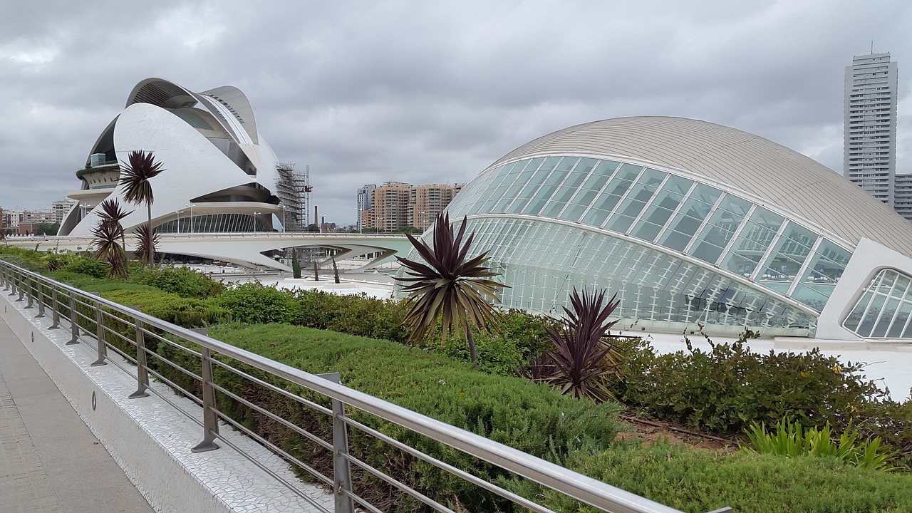 valencia city of arts and sciences spain free photo