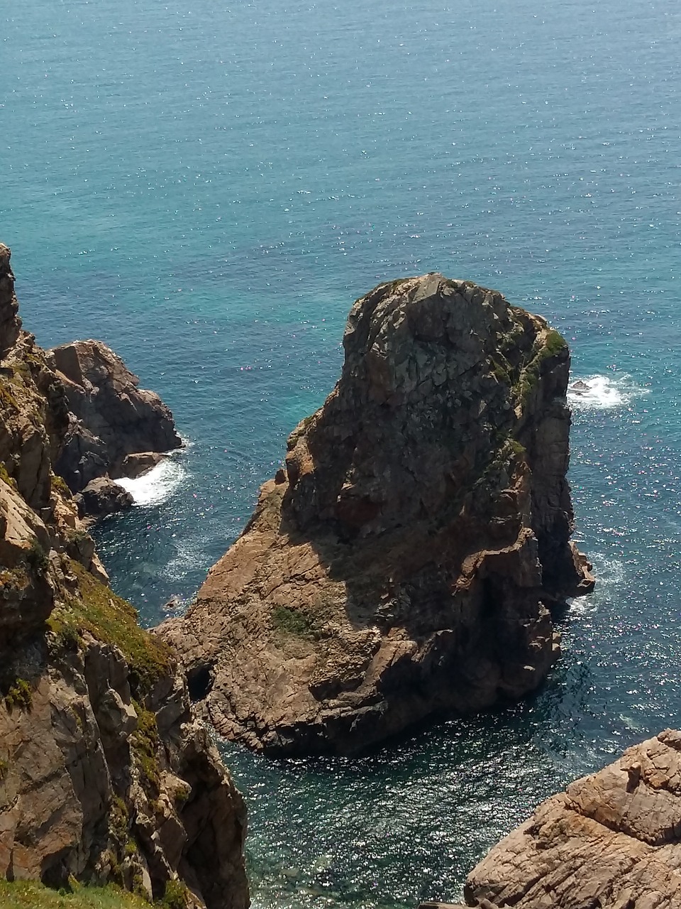 the cliffs lisbon portugal free photo