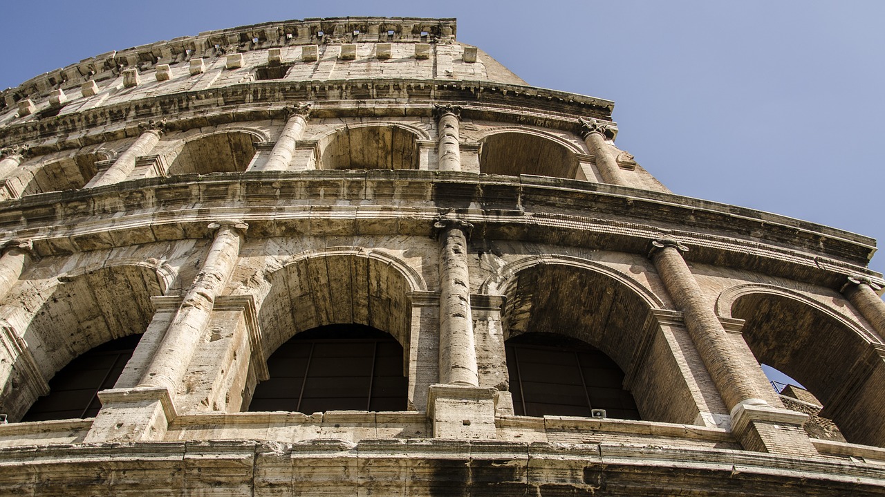 the coliseum rome monuments free photo
