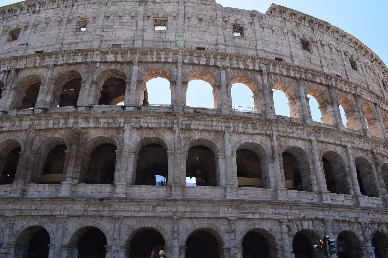 the coliseum colosseum rome free photo
