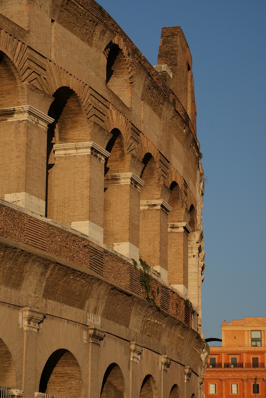 the coliseum rome monument free photo