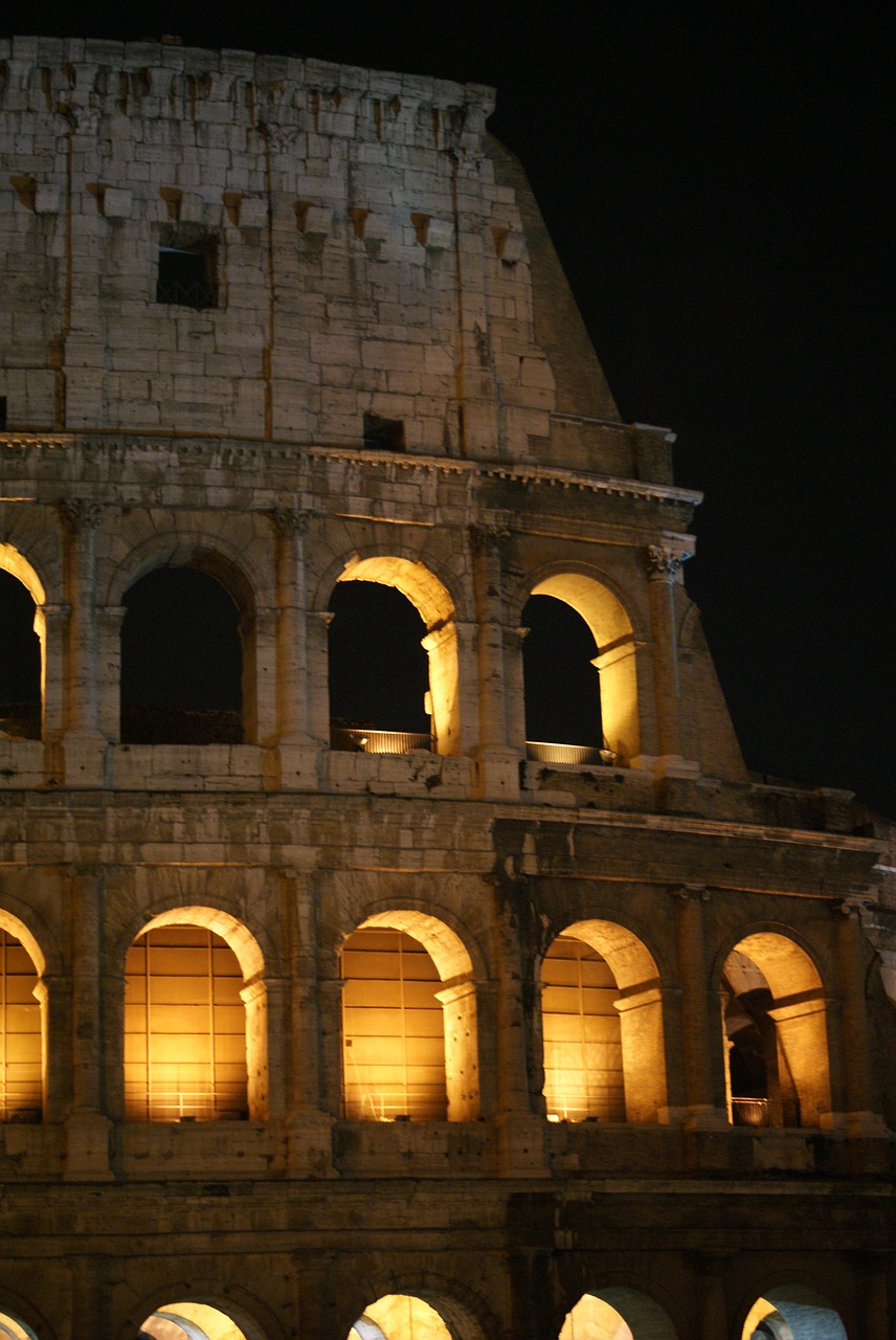 the coliseum rome monument free photo