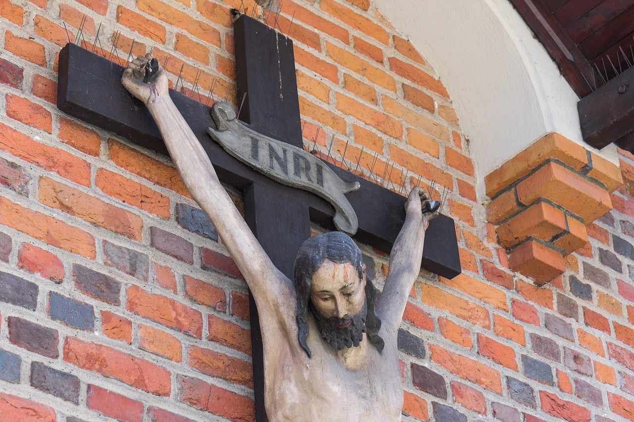 the crucified christ the crucifixion stations of the cross free photo