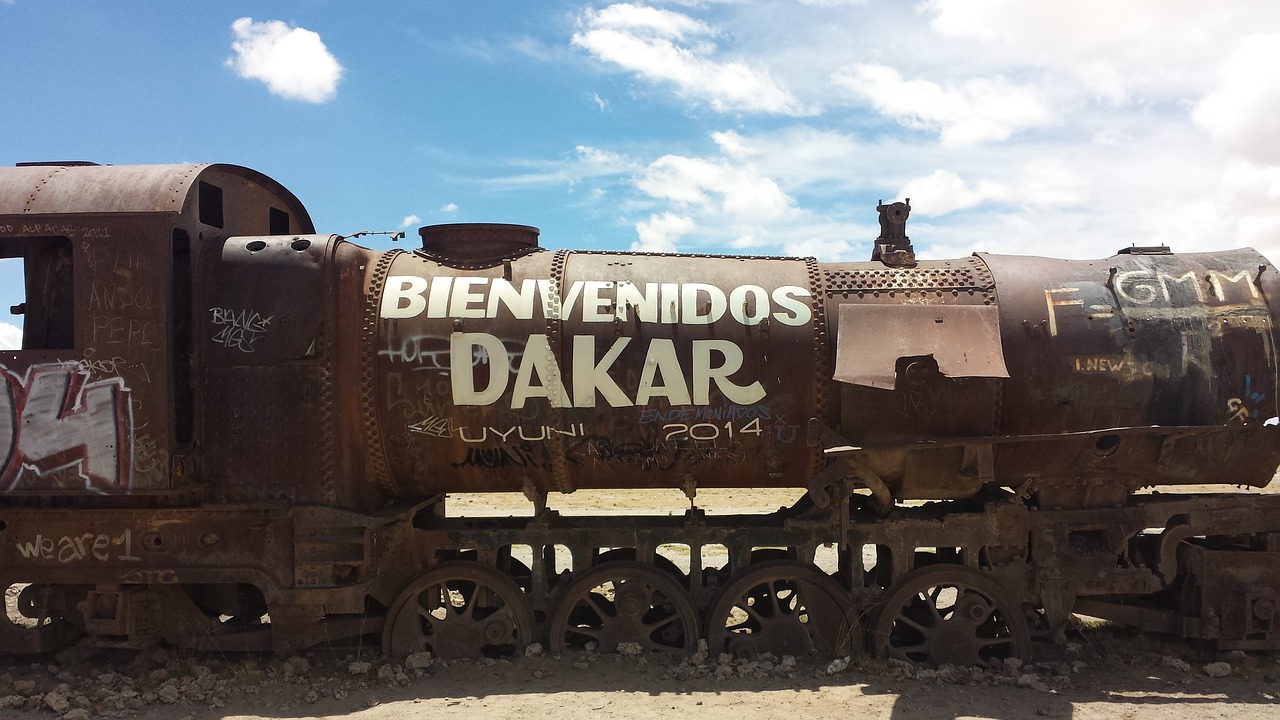 the desert of uyuni abandoned train old train free photo