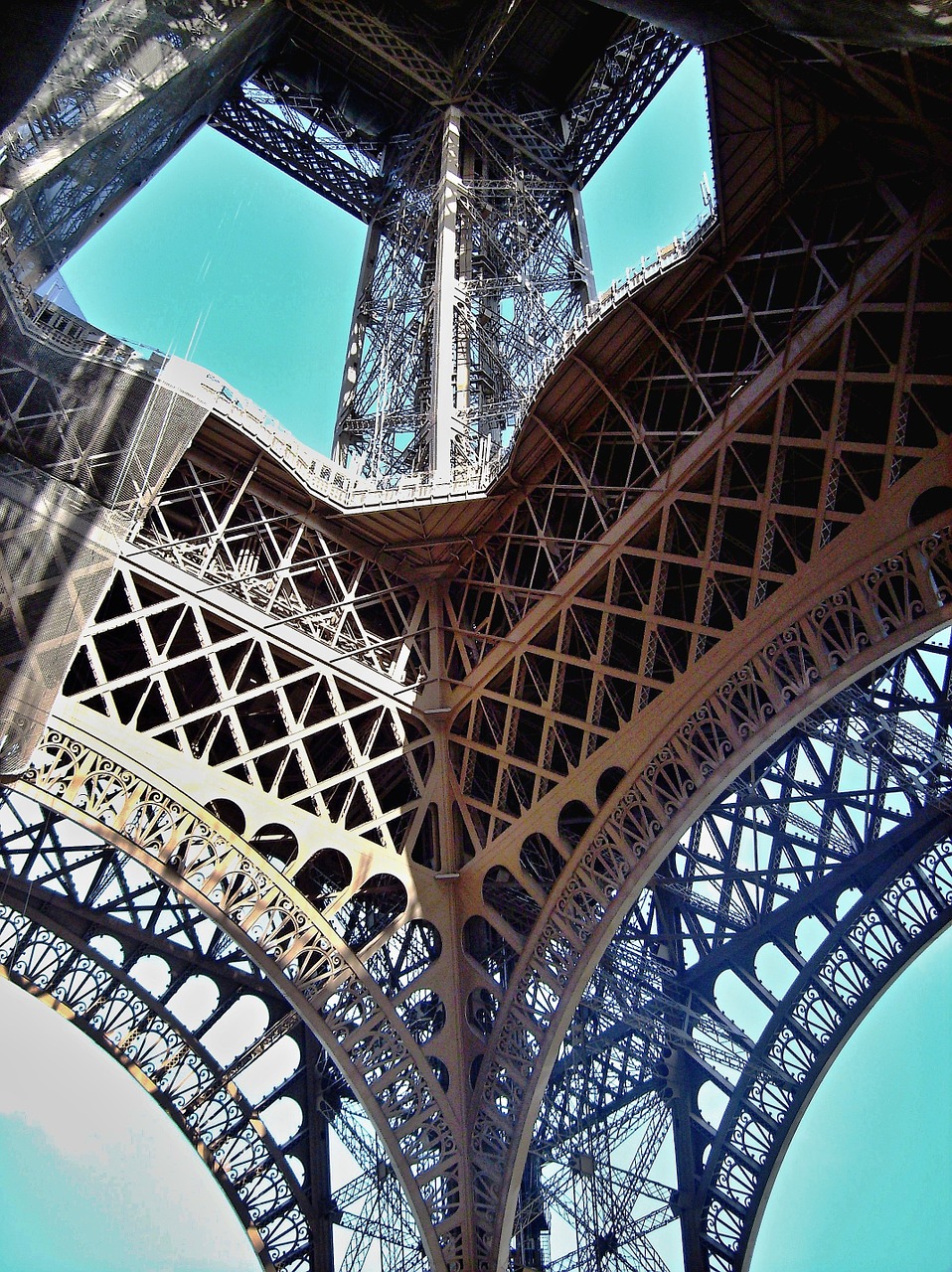 the eiffel tower paris france free photo