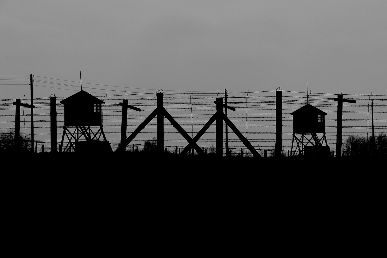 the fence  holocaust  the crematorium free photo