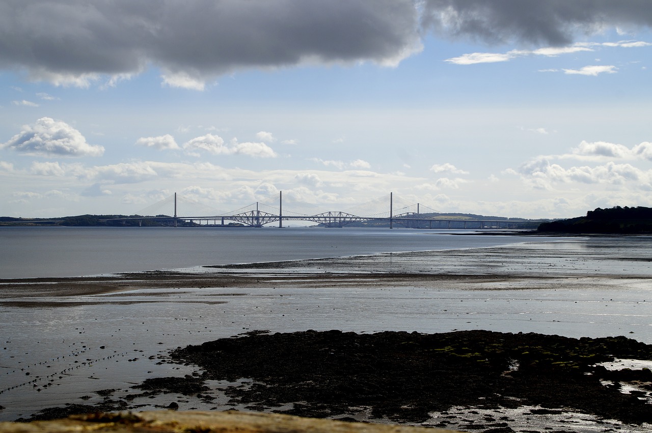 the firth of forth  outlook  bridge free photo