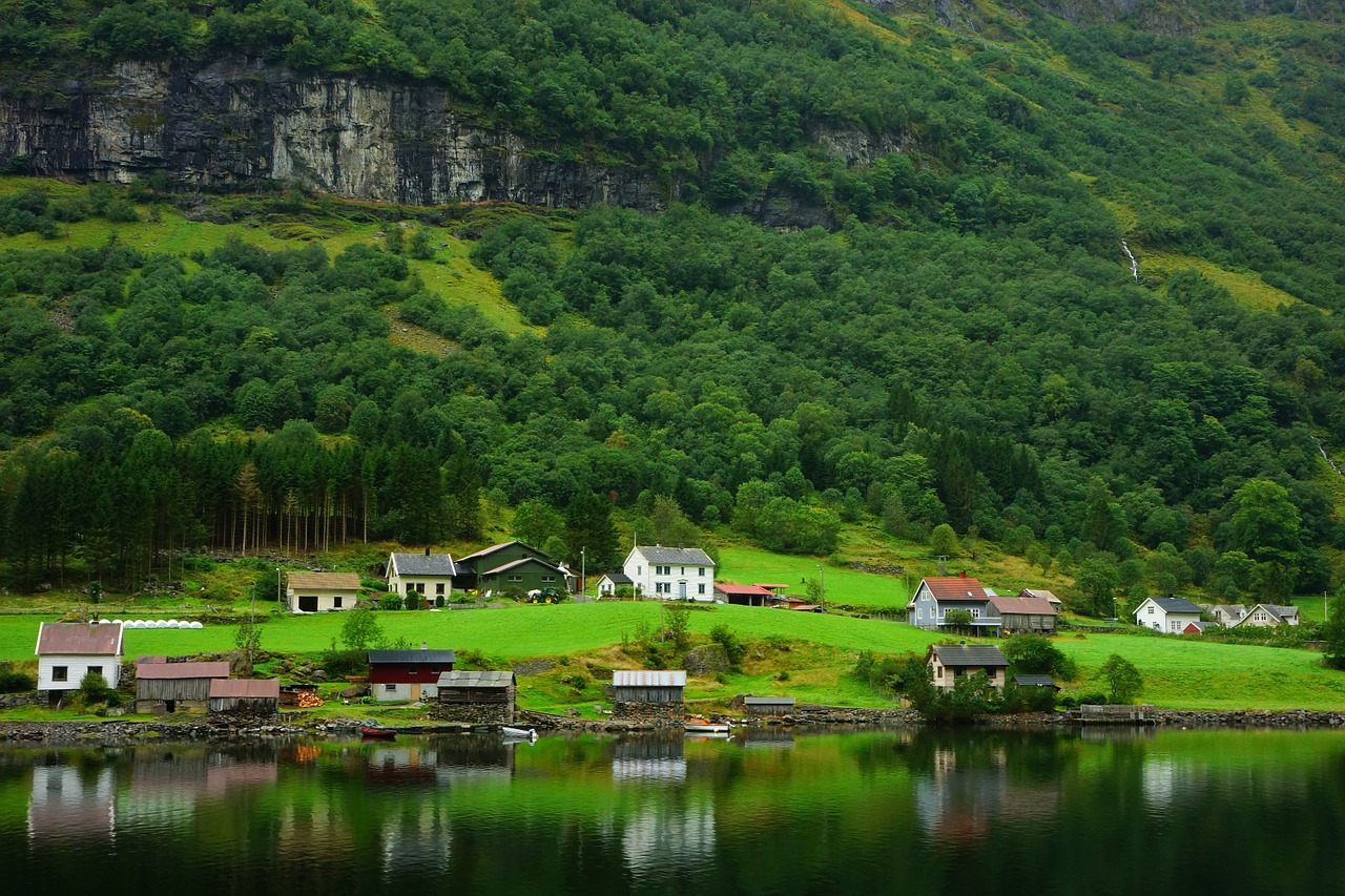 the fjord norway nordic free photo