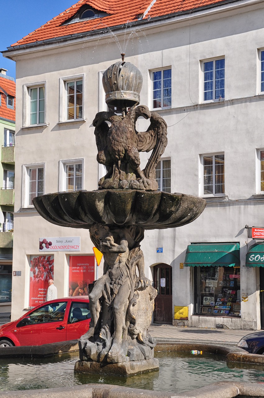 the fountain in the baroque style barok fountain free photo