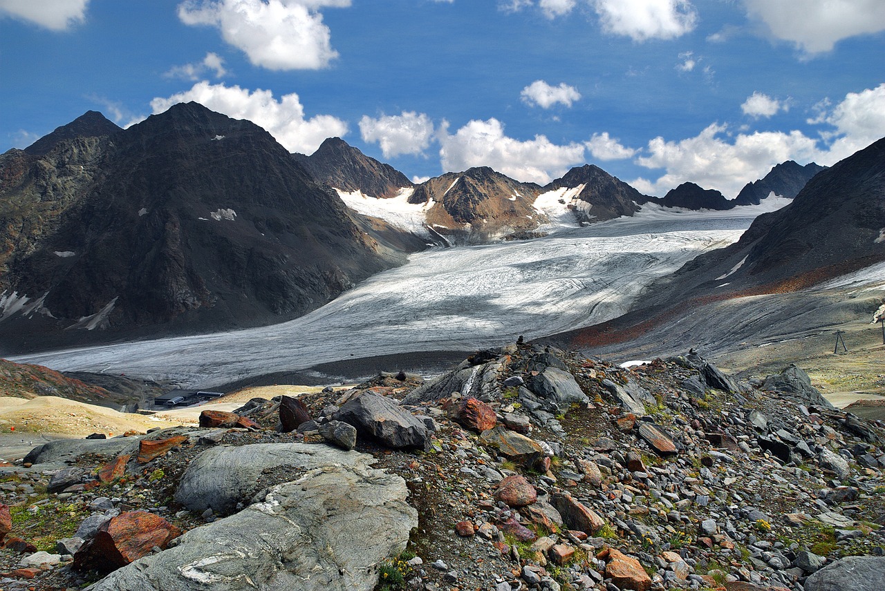 the glacier the alps austria free photo