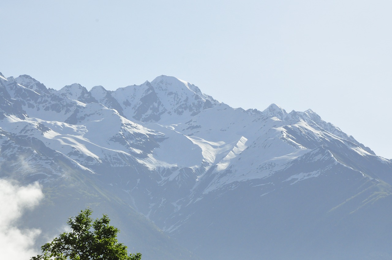 the glacier georgia mountains free photo