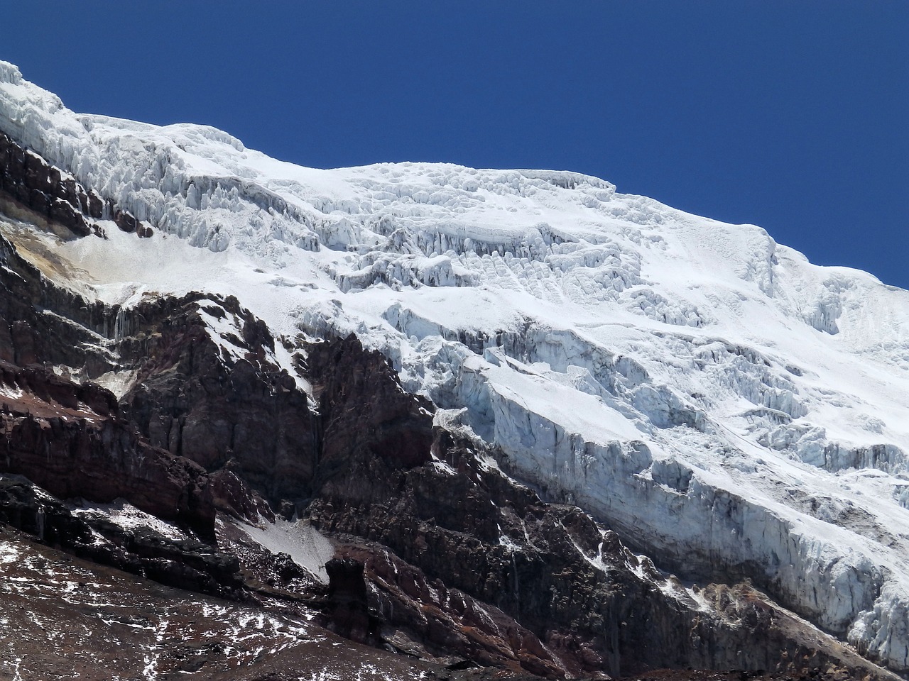the glacier chimborazo andy free photo
