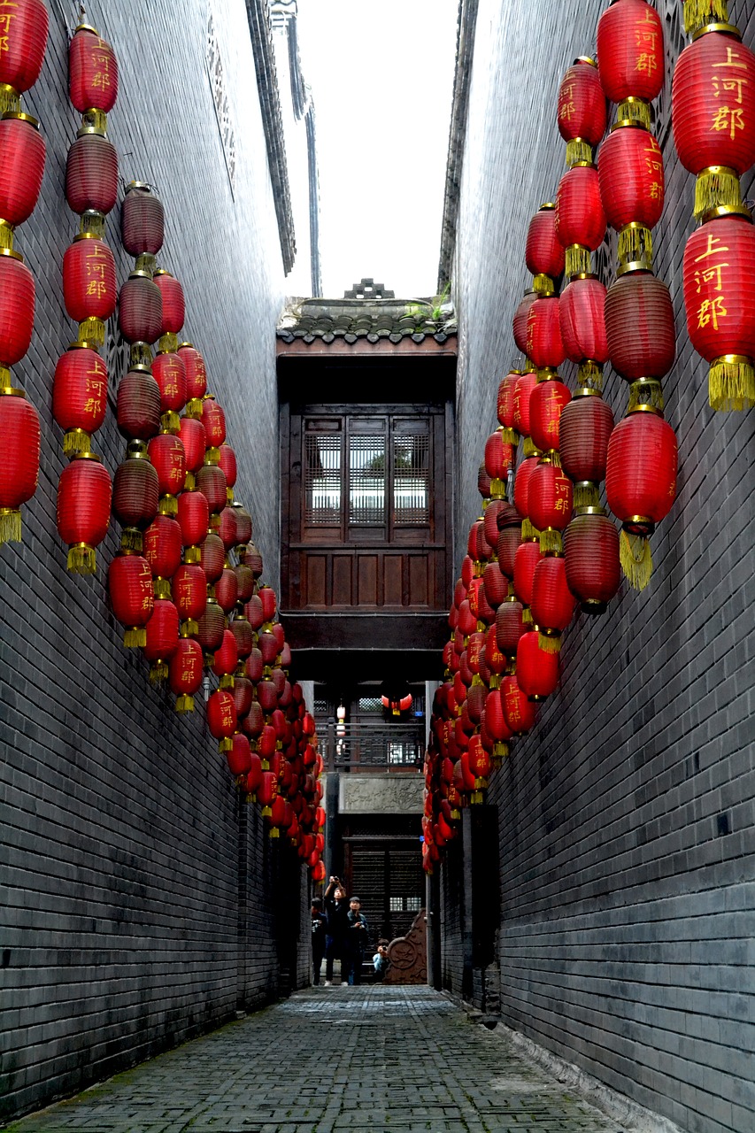 the great china lantern red free photo