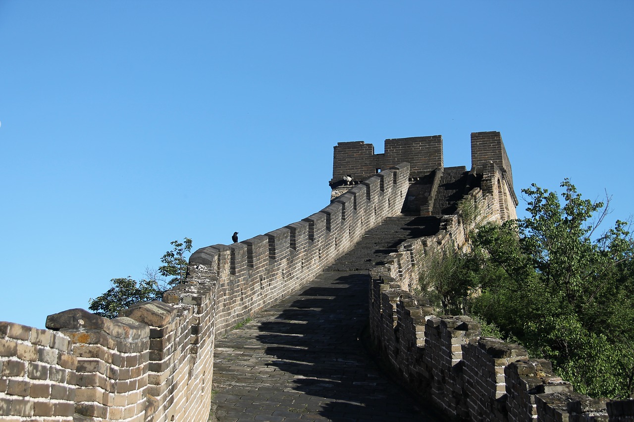 the great wall the great wall at mutianyu china free photo