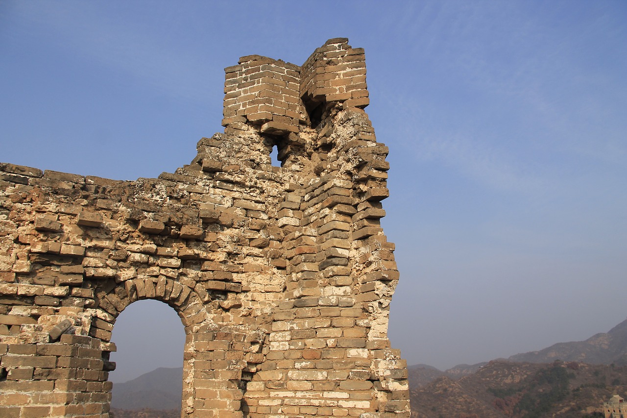 the great wall  the great wall of china  user-music photography free photo