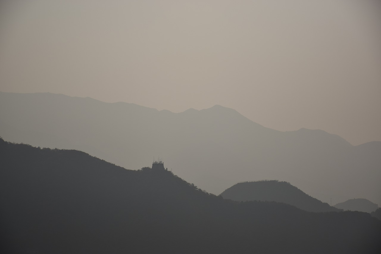 the great wall  beijing  china free photo