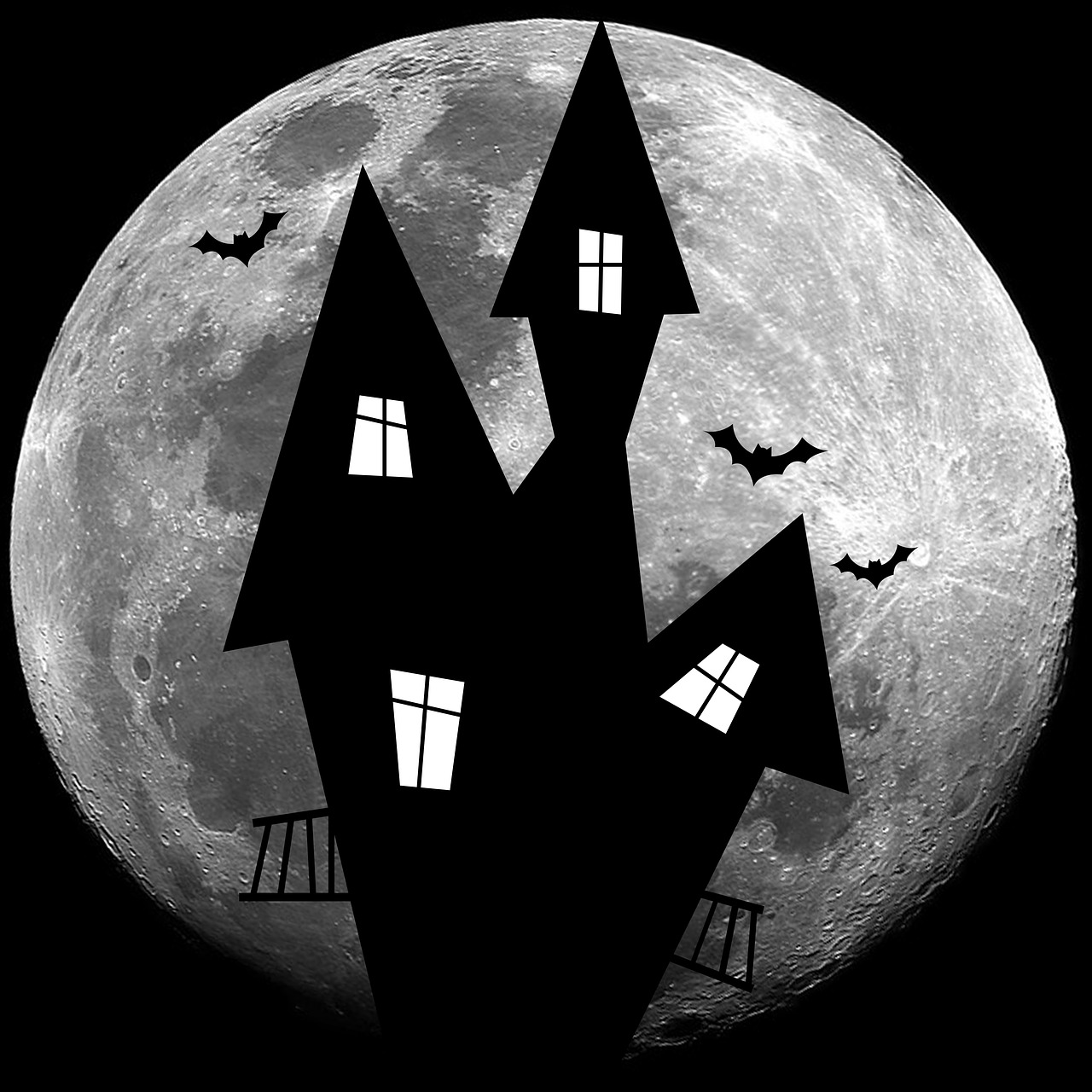 the haunted house halloween horror free photo