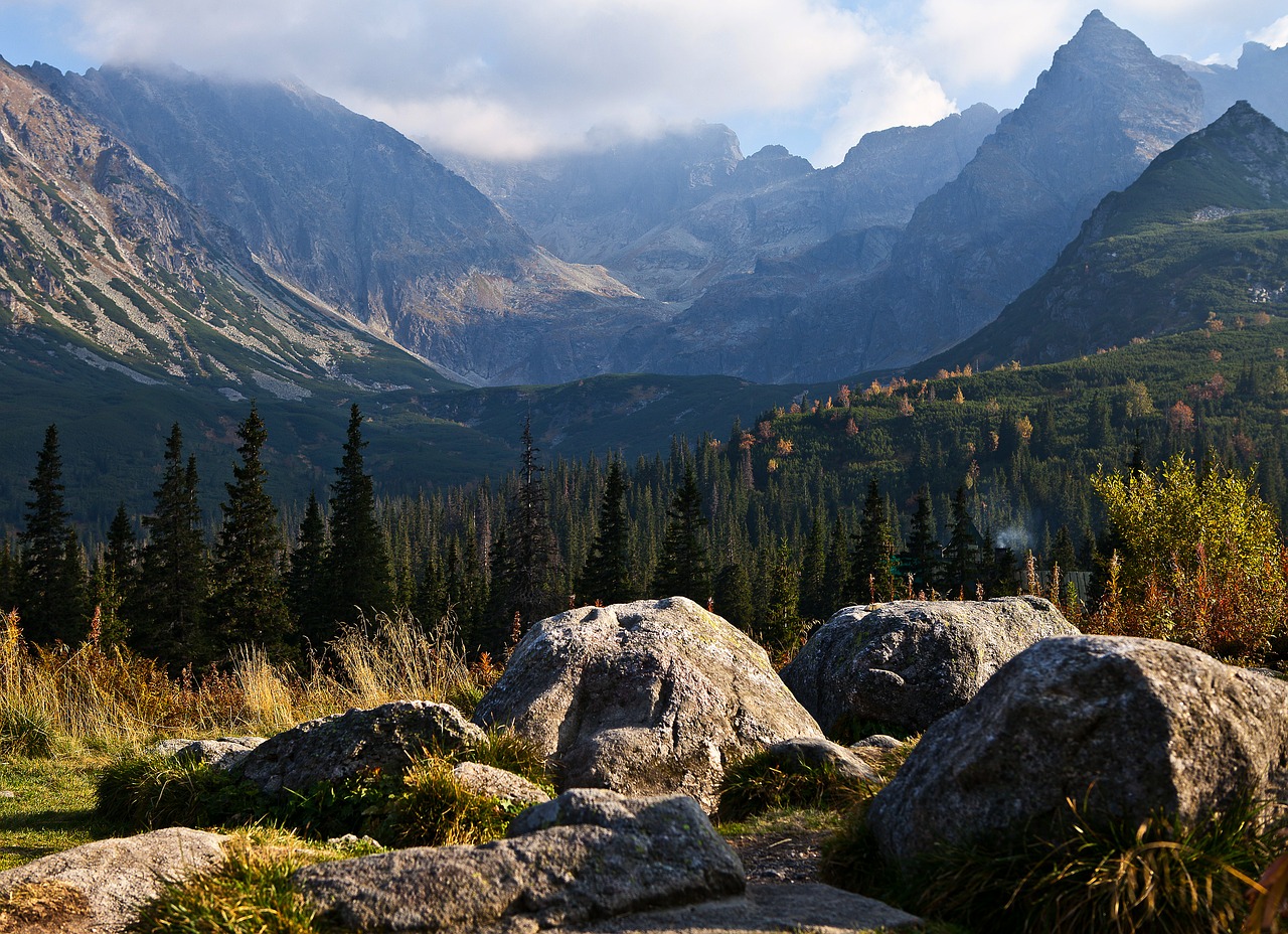 the high tatras boulders the stones free photo