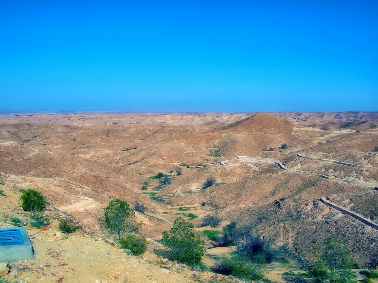 the hills desert sky free photo