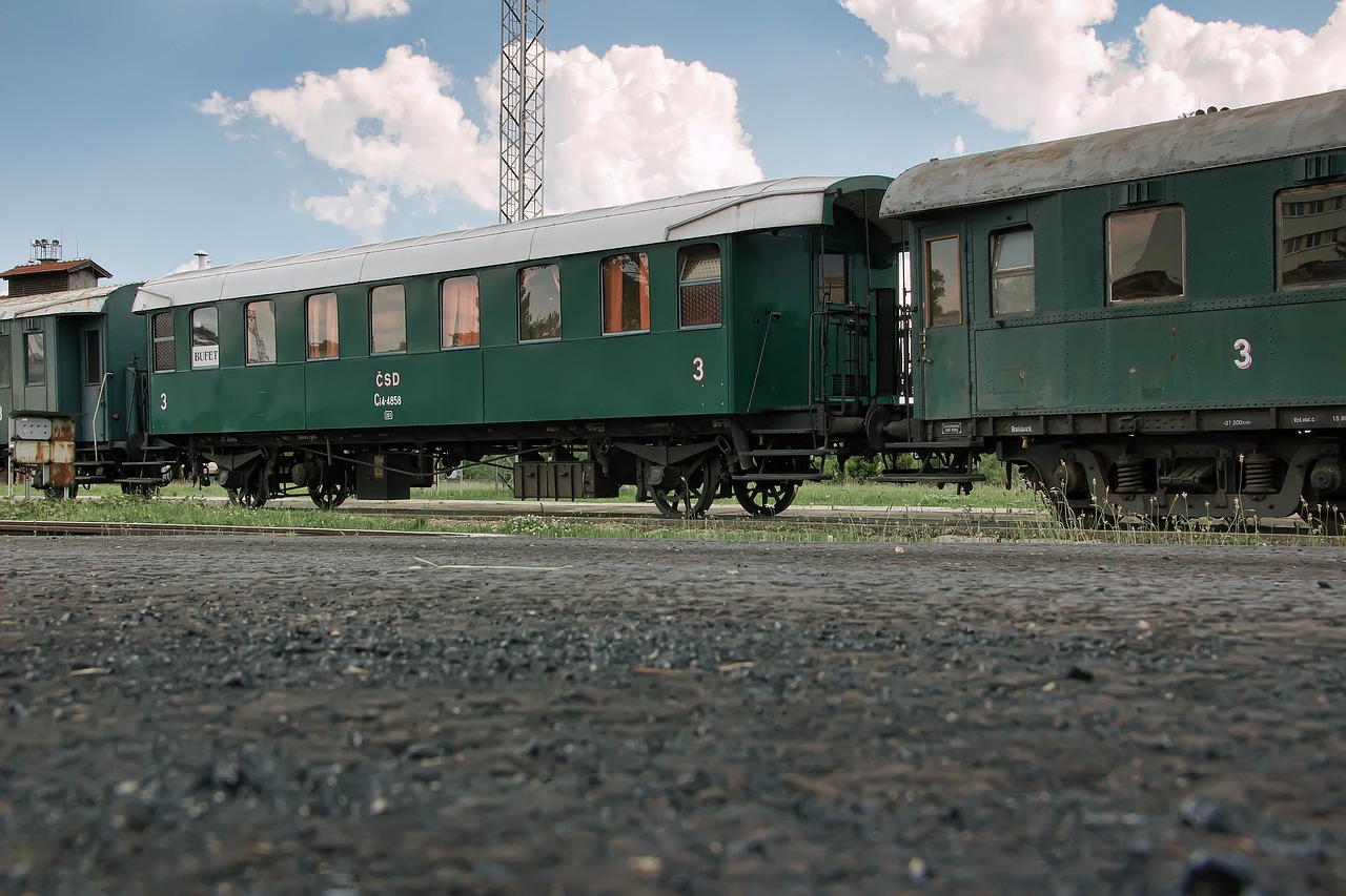 the historical train wagons railway free photo