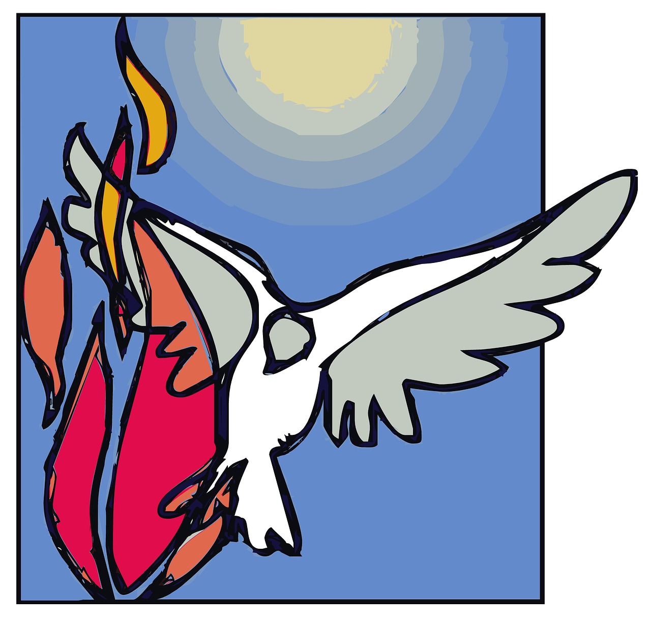 the holy spirit  dove  pentecost free photo