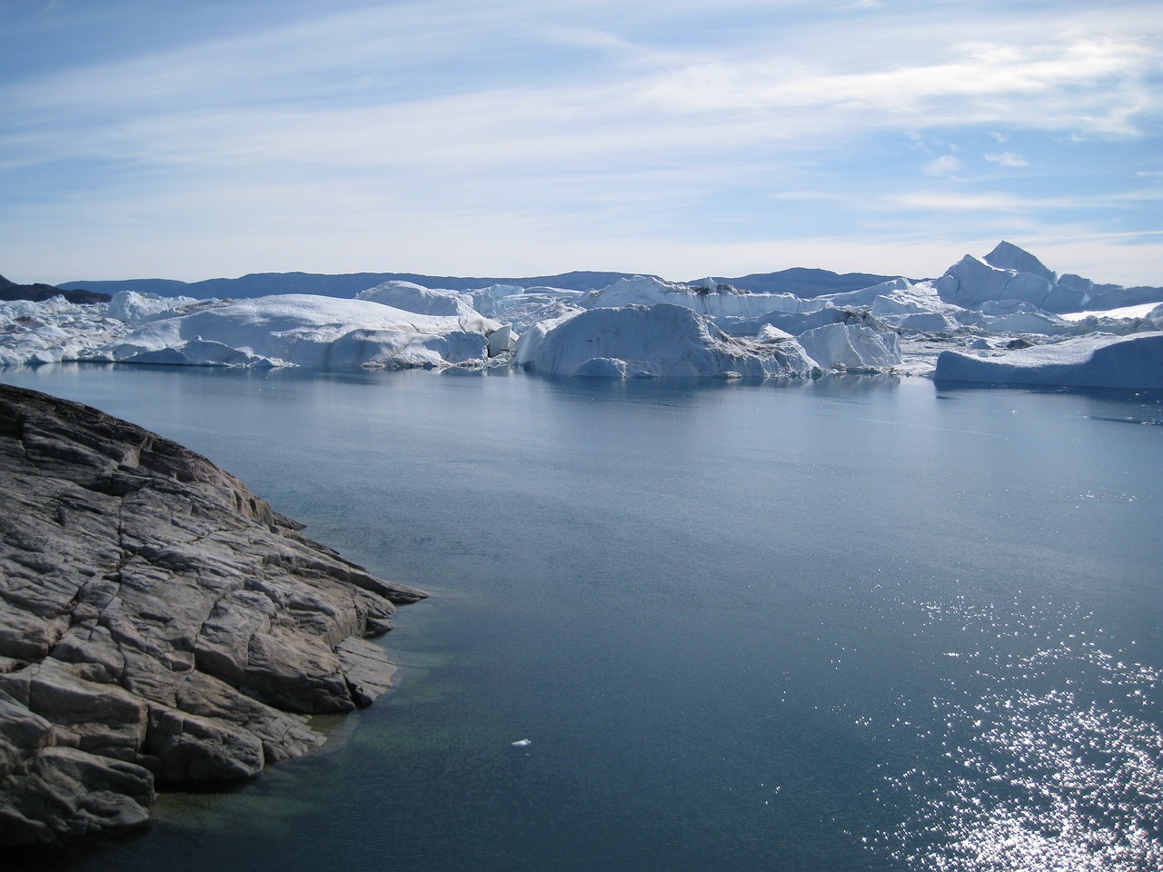 the icefjord greenland jakobshavn free photo