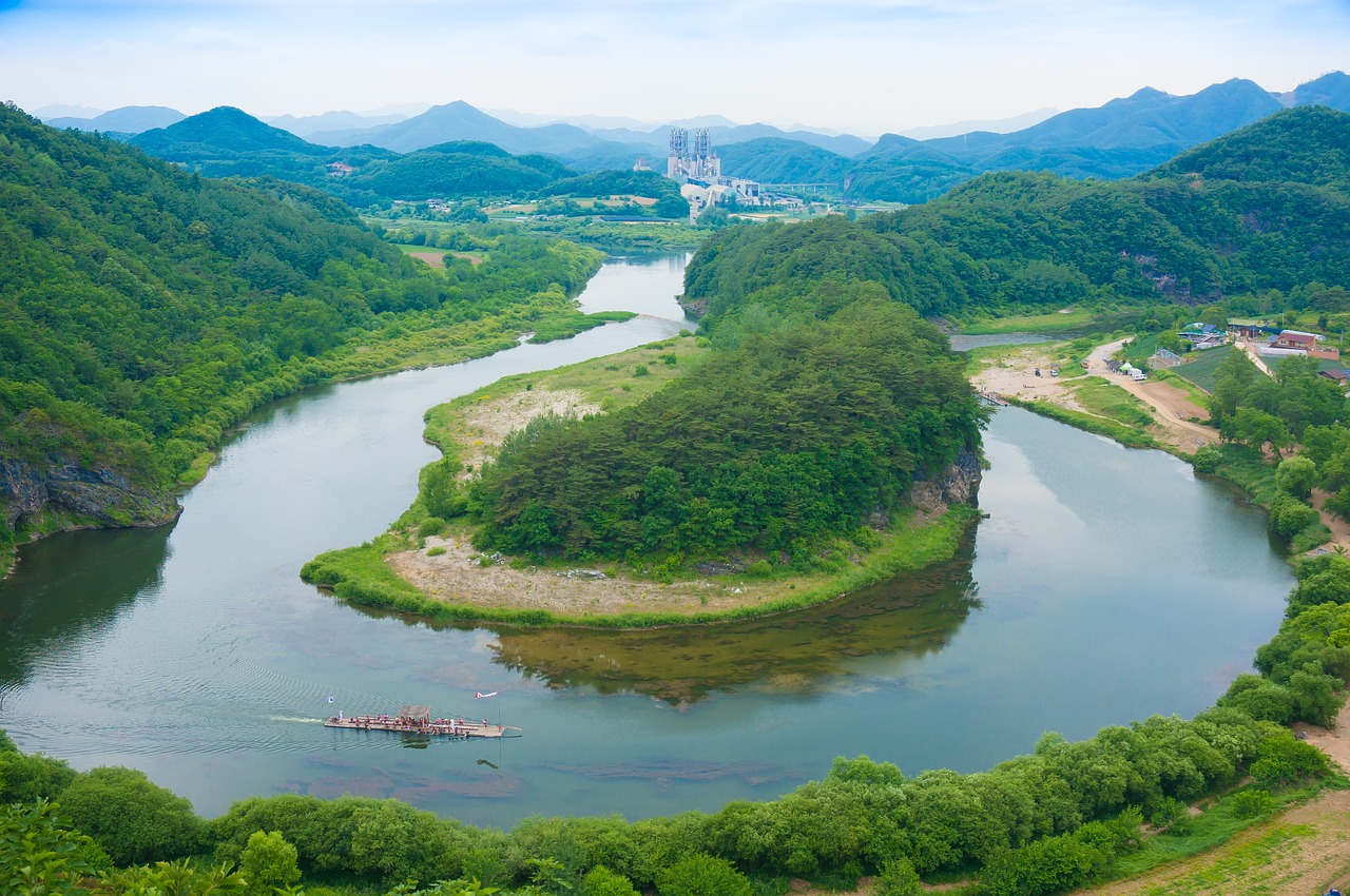 the korean peninsula the terrain of the korean peninsula gangwon do free photo