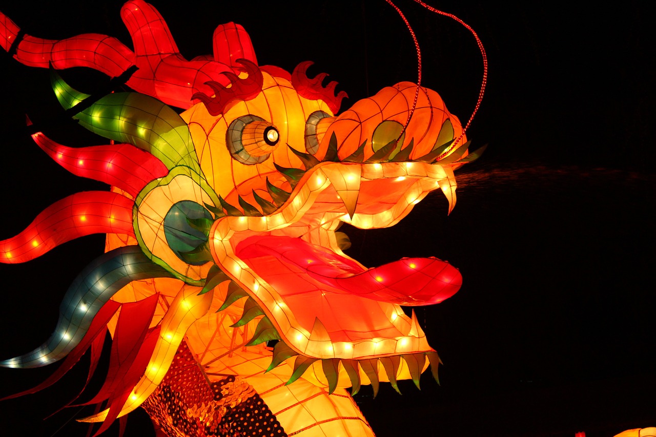 the lantern festival dragon lantern festival free photo