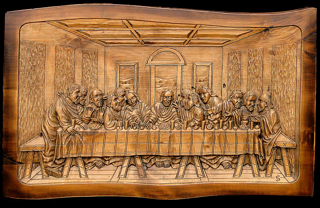 the last supper the cenacle jesus free photo