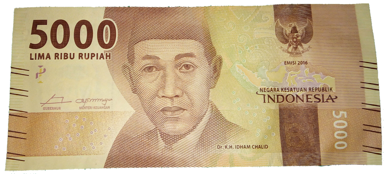 the latest money 2017 rupiah indonesia terbaru denomination 5000 free photo