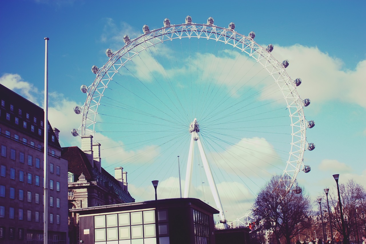 the london eye uk europe free photo