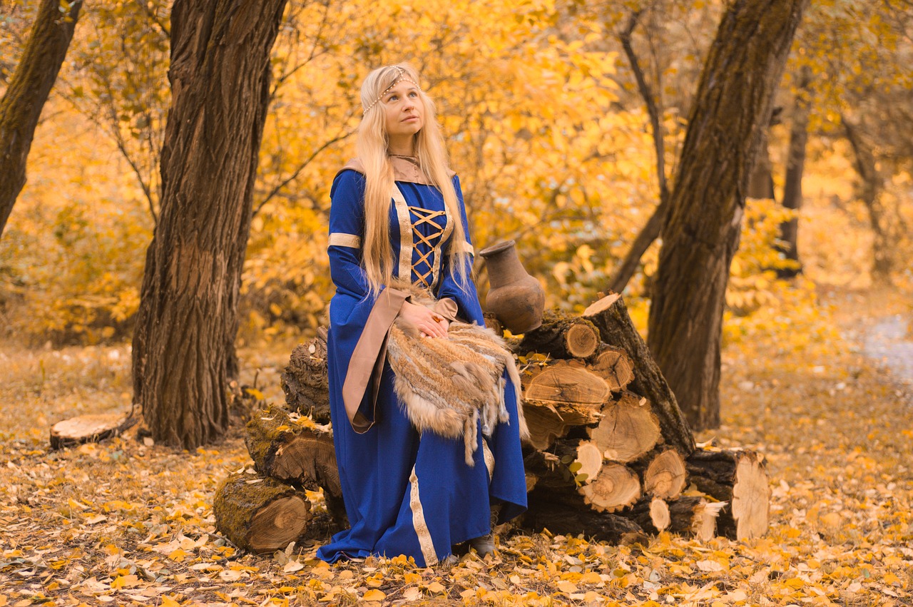 the middle ages autumn forest free photo