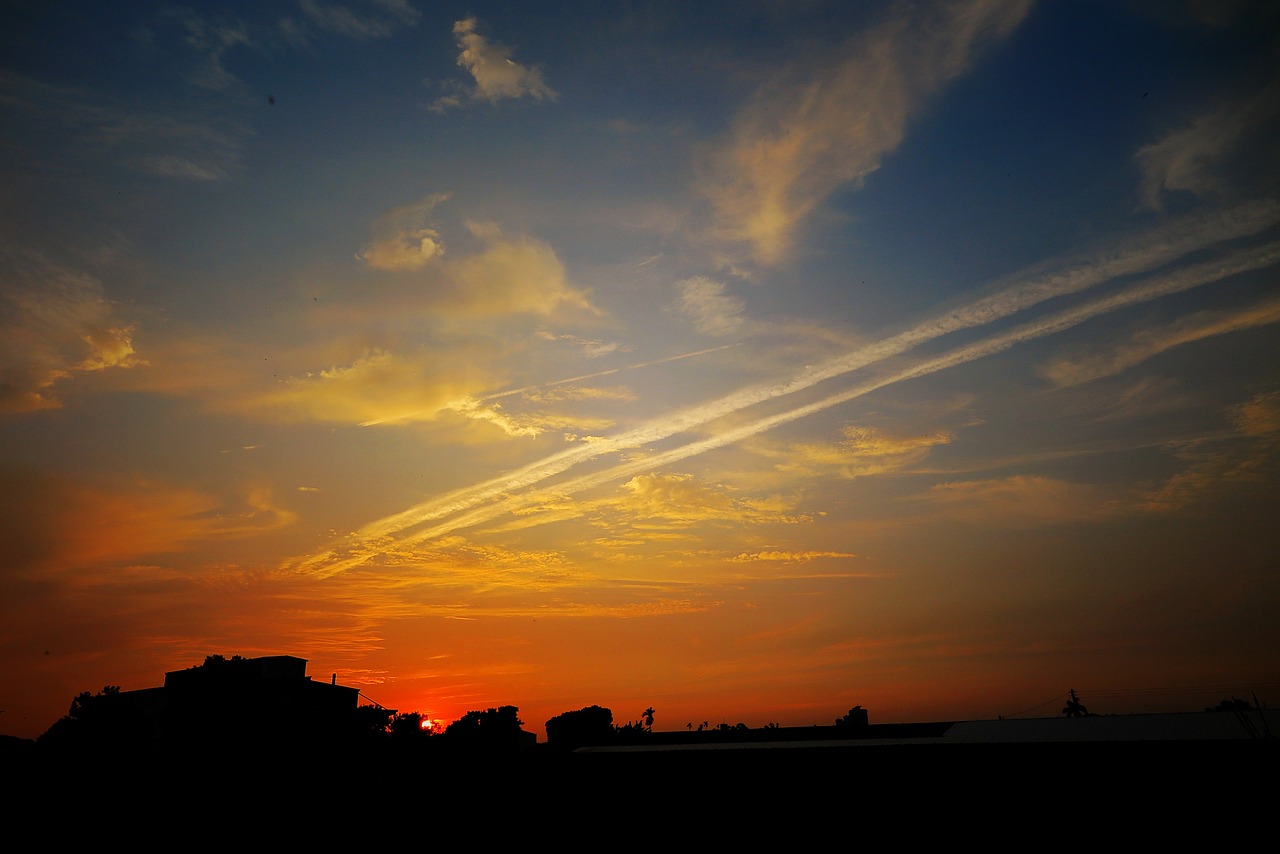 the night sky a surname choi sunset free photo