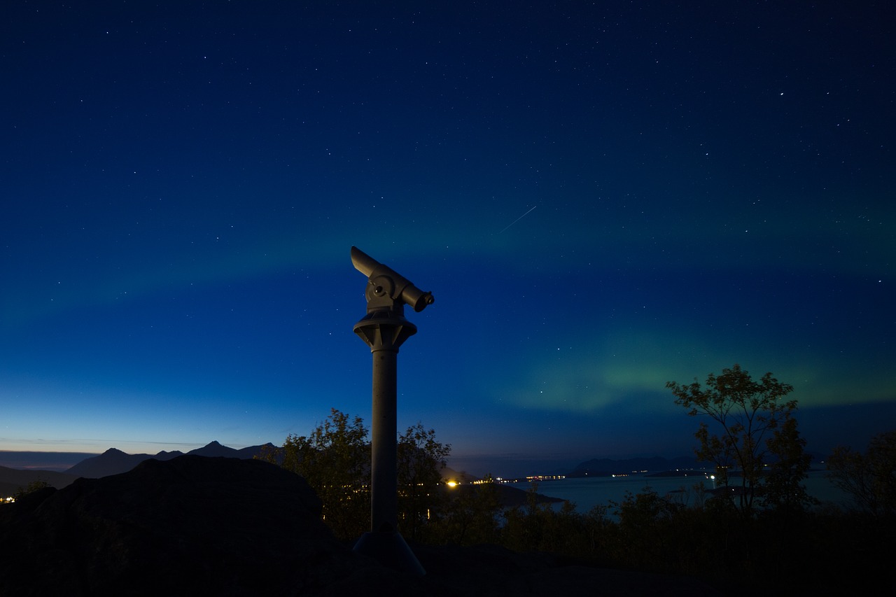 the northern lights aurora northern norway free photo
