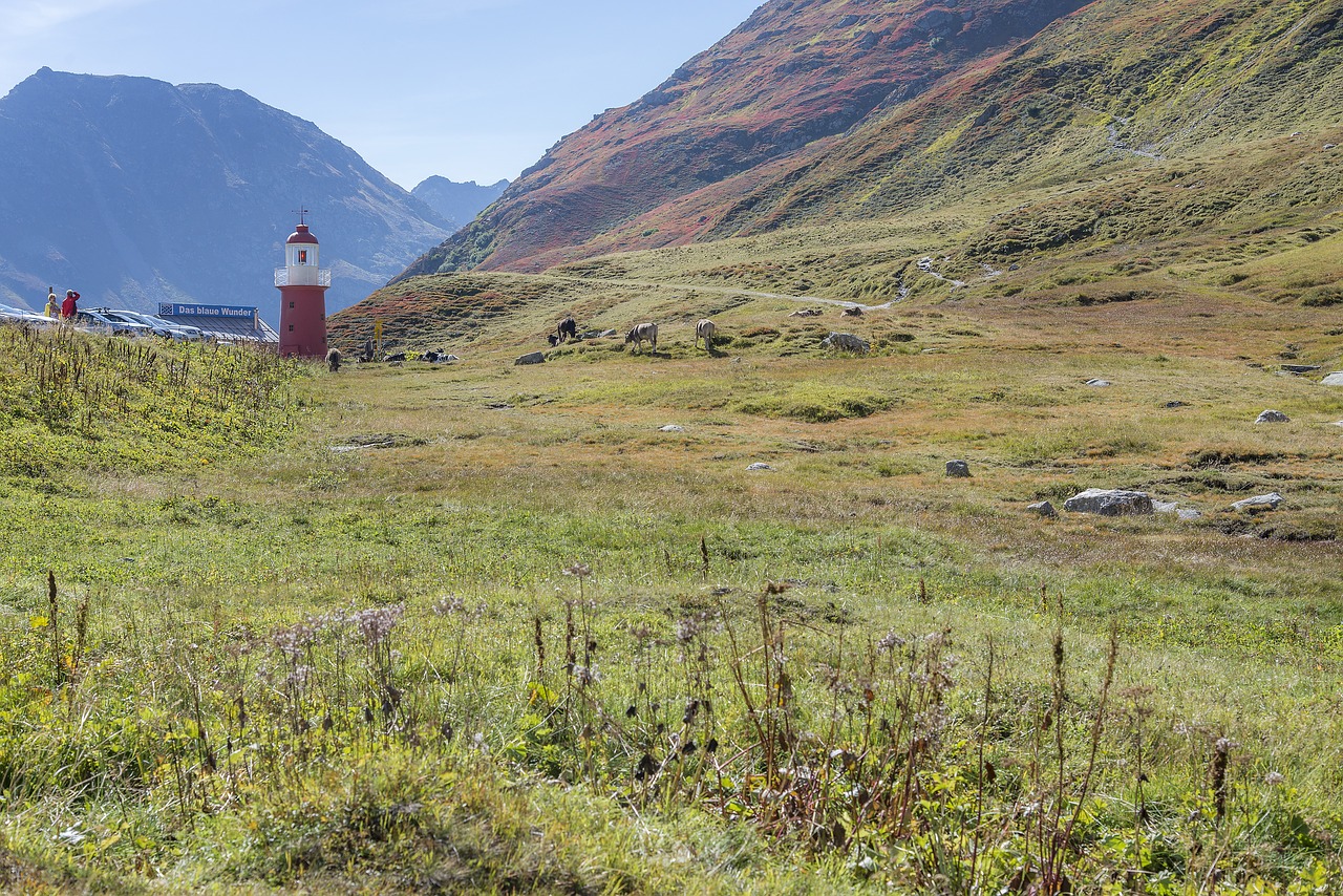 the oberalp pass  lighthouse  switzerland free photo