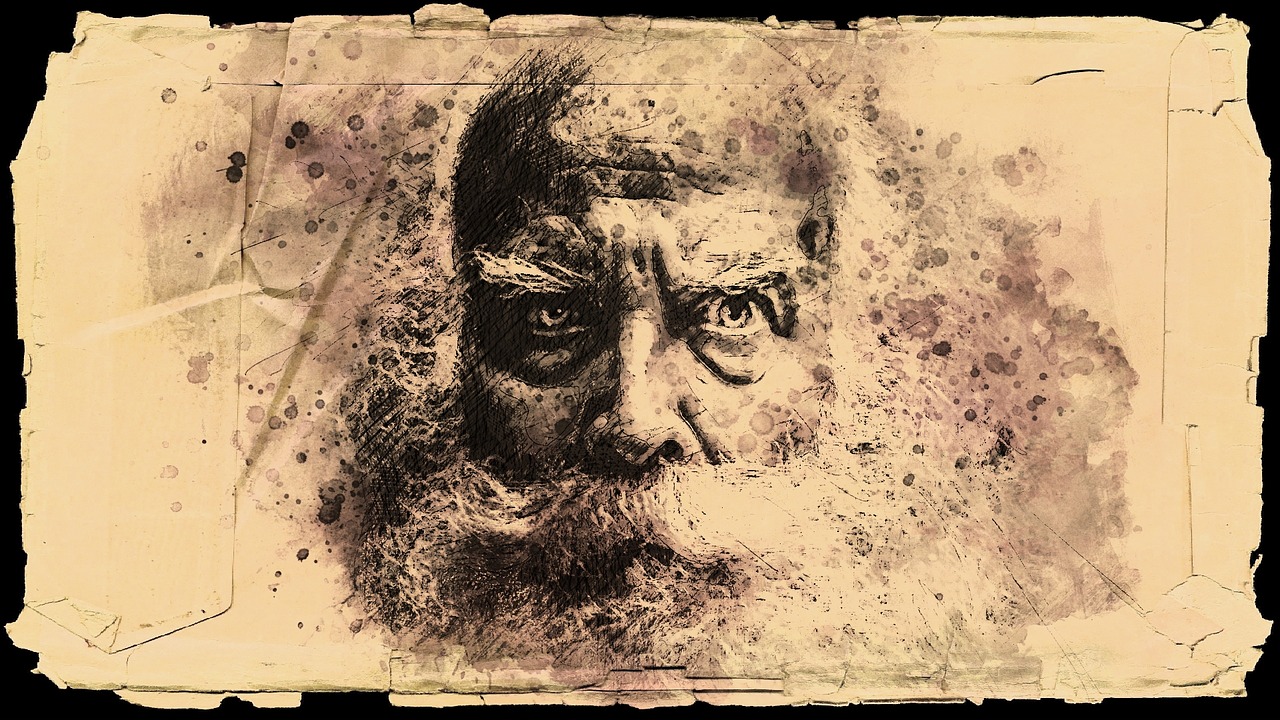 the old man beard texture free photo