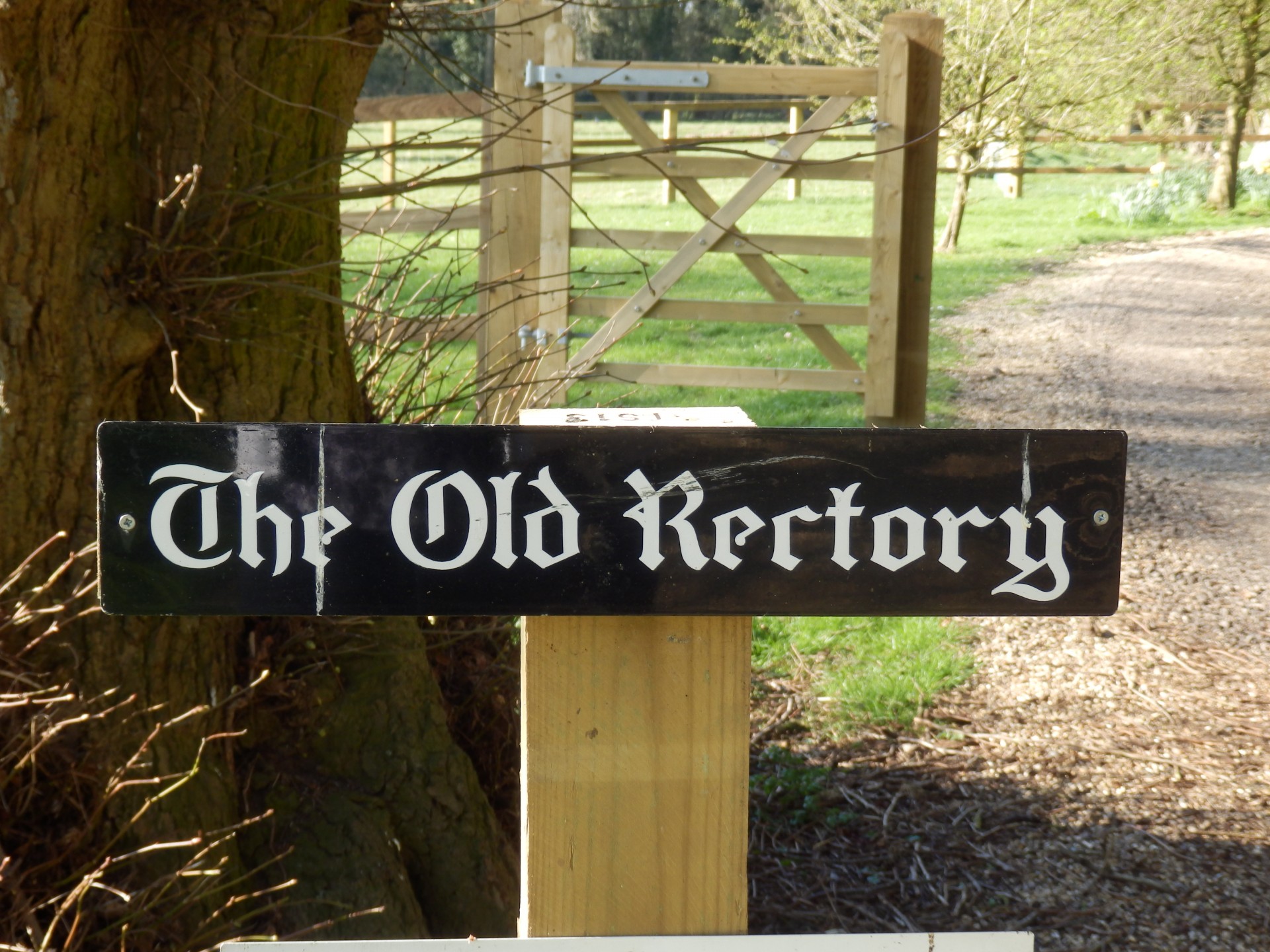 sign rectory tree free photo