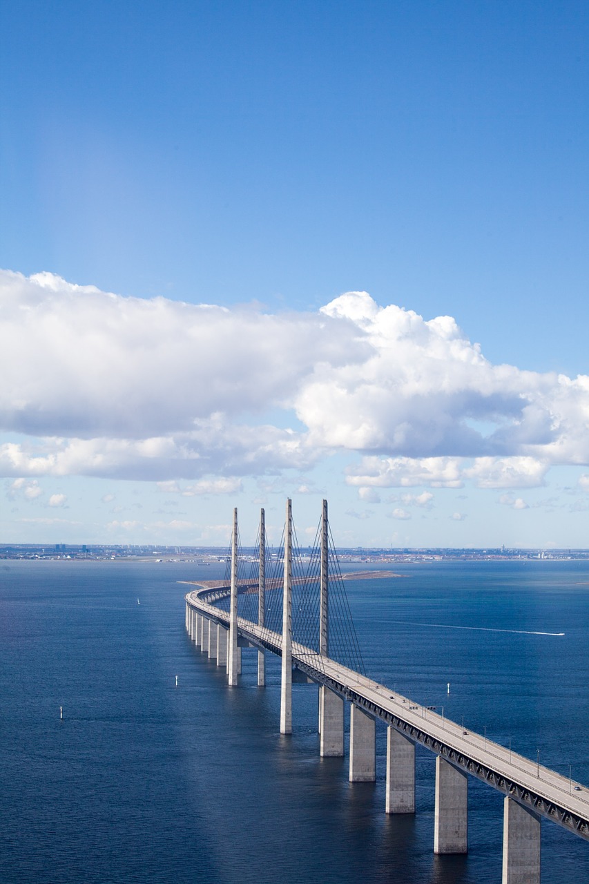 the öresund bridge malmö bro free photo