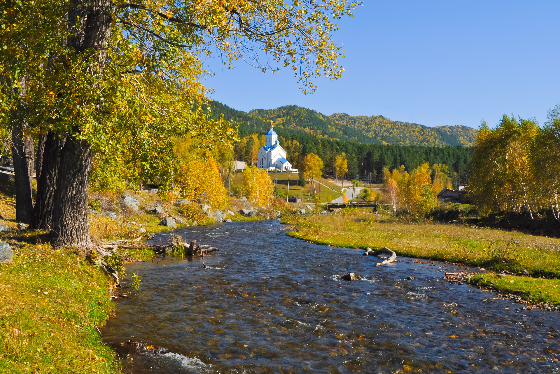 church orthodox forest free photo