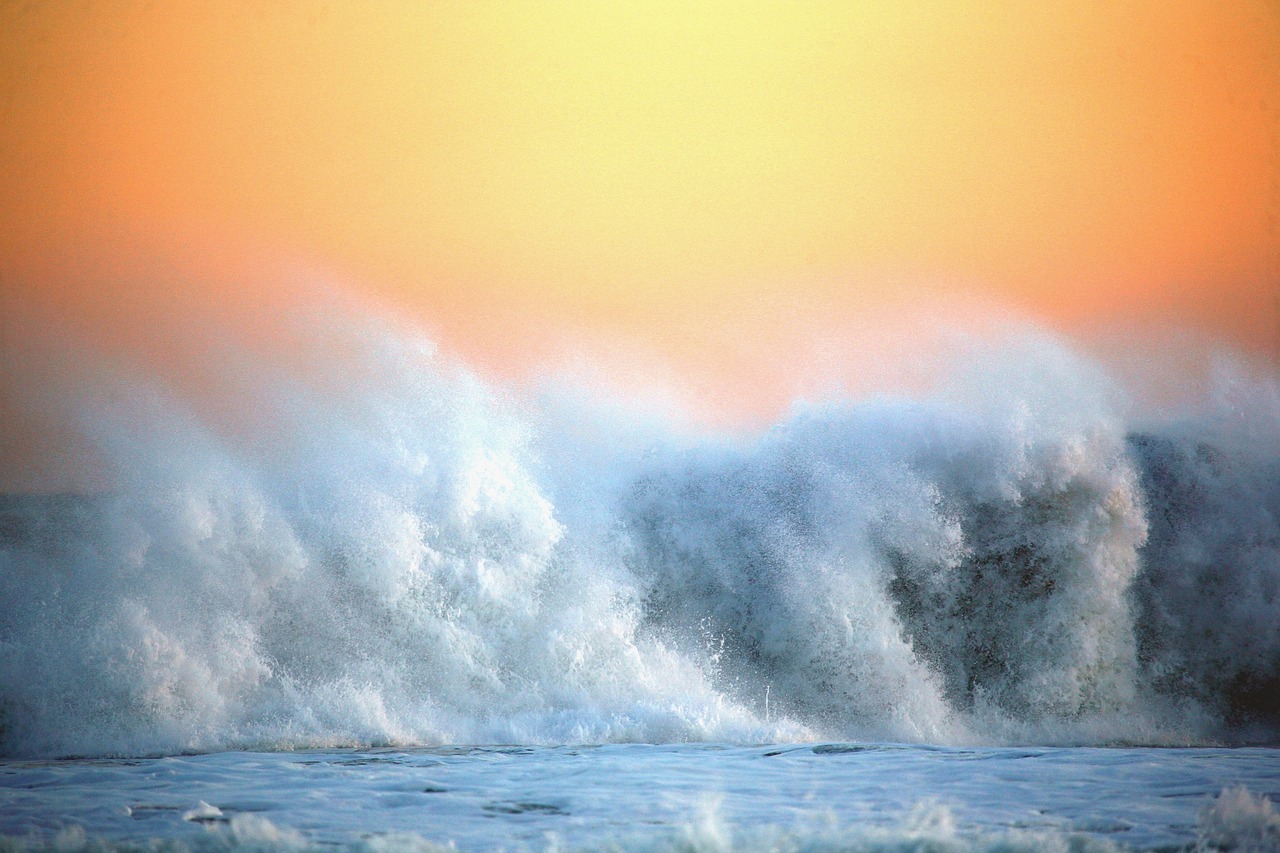 the pacific ocean wave surf free photo