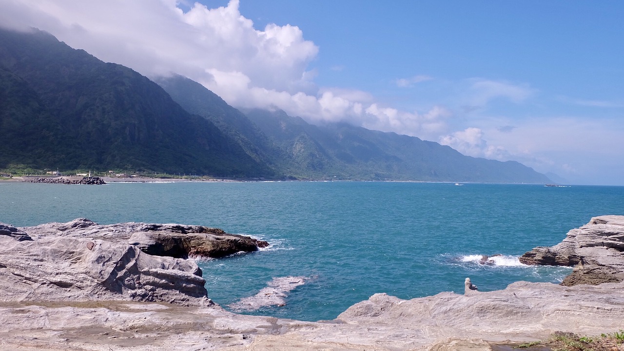 the pacific ocean coast beach free photo