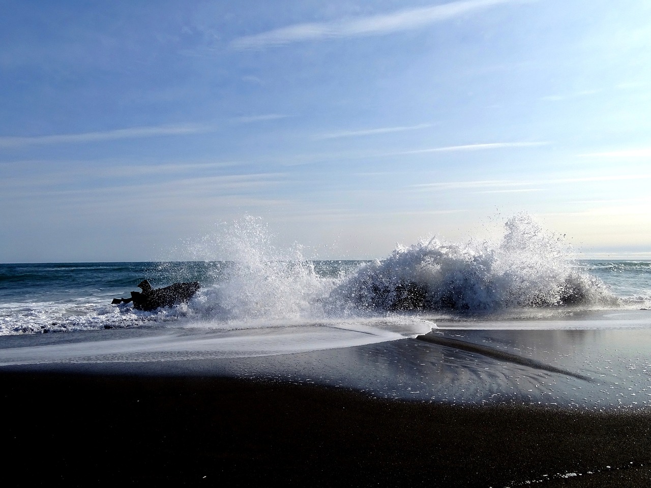 the pacific ocean sea wave free photo