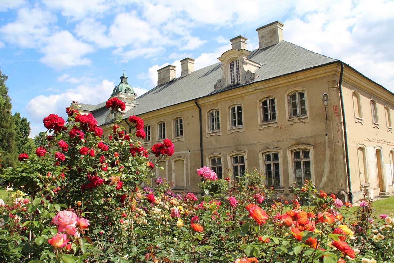 the palace flowers nature free photo