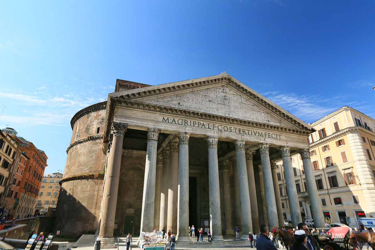 the pantheon church rome free photo