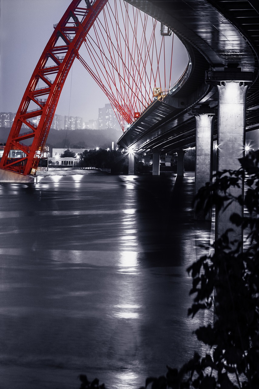 the picturesque bridge moscow free photo