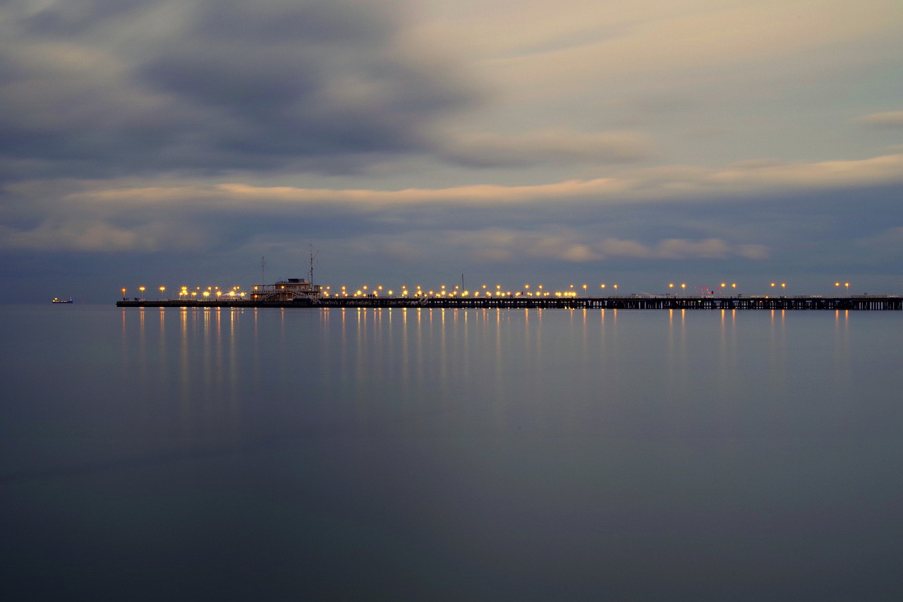the pier sopot light free photo