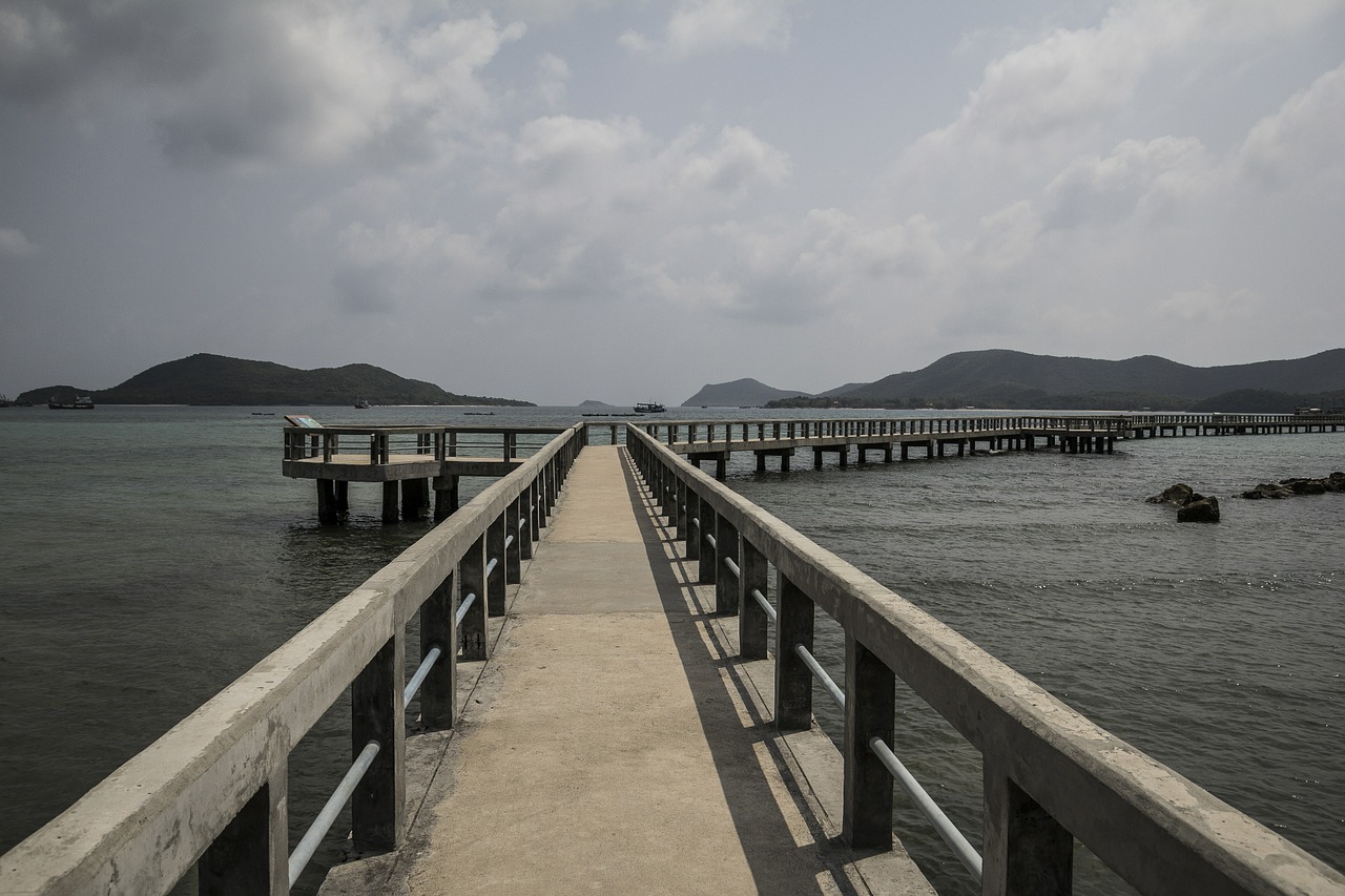 the pier gulf of thailand landscapes free photo