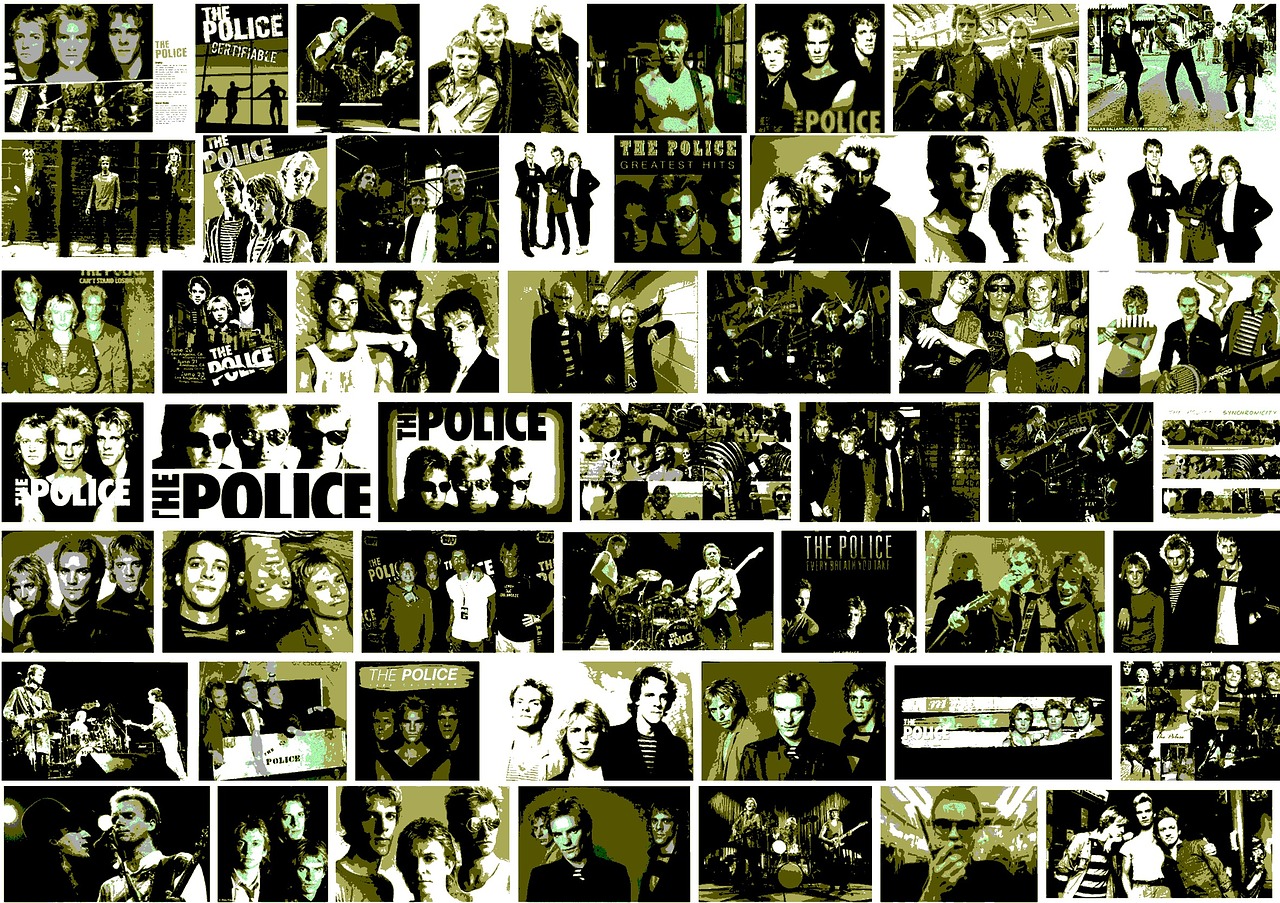 the police music poster free photo