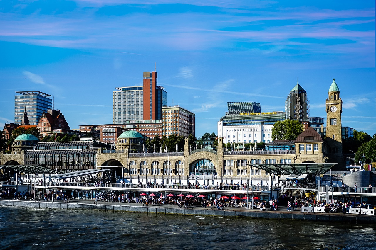 the port of hamburg  harbour city  hamburg free photo