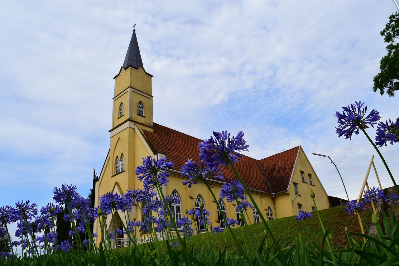 the protestant reformation church blue sky free photo